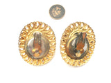 Fantiques Multi Color Rivoli Rhinestone Earrings Vintage - The Jewelry Lady's Store