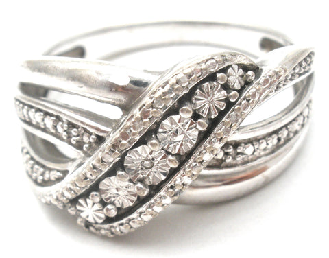 Jane Seymour Diamond Ring Size 7