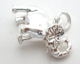 Sterling Silver Elephant Charm Vintage - The Jewelry Lady's Store
