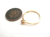 10K Gold Diamond Ring Size 6 Vintage - The Jewelry Lady's Store
