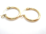 10K Yellow Gold Hoop Earrings - The Jewelry Lady's Store
