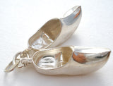 835 Silver Charm Pair of Dutch Shoes Vintage - The Jewelry Lady's Store