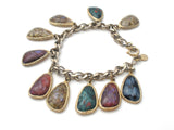 Accessocraft Charm Dragon's Breath Glass Charm Bracelet - The Jewelry Lady's Store