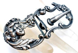 Sterling Silver Lady Buckle Art Nouveau - The Jewelry Lady's Store