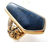 Barse Bronze Lapis Lazuli Ring Size 6 - The Jewelry Lady's Store