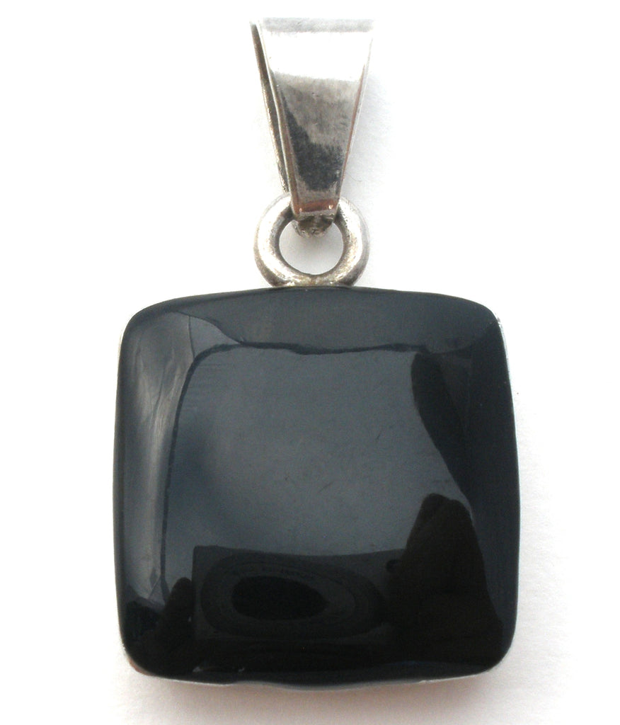 Black Onyx Sterling Silver Pendant by Tigerlily - The Jewelry Lady's Store