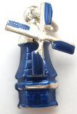 Blue Enamel Articulated Windmill Charm Vintage - The Jewelry Lady's Store