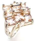 Champagne Quartz Sterling Silver Ring Size 6 - The Jewelry Lady's Store