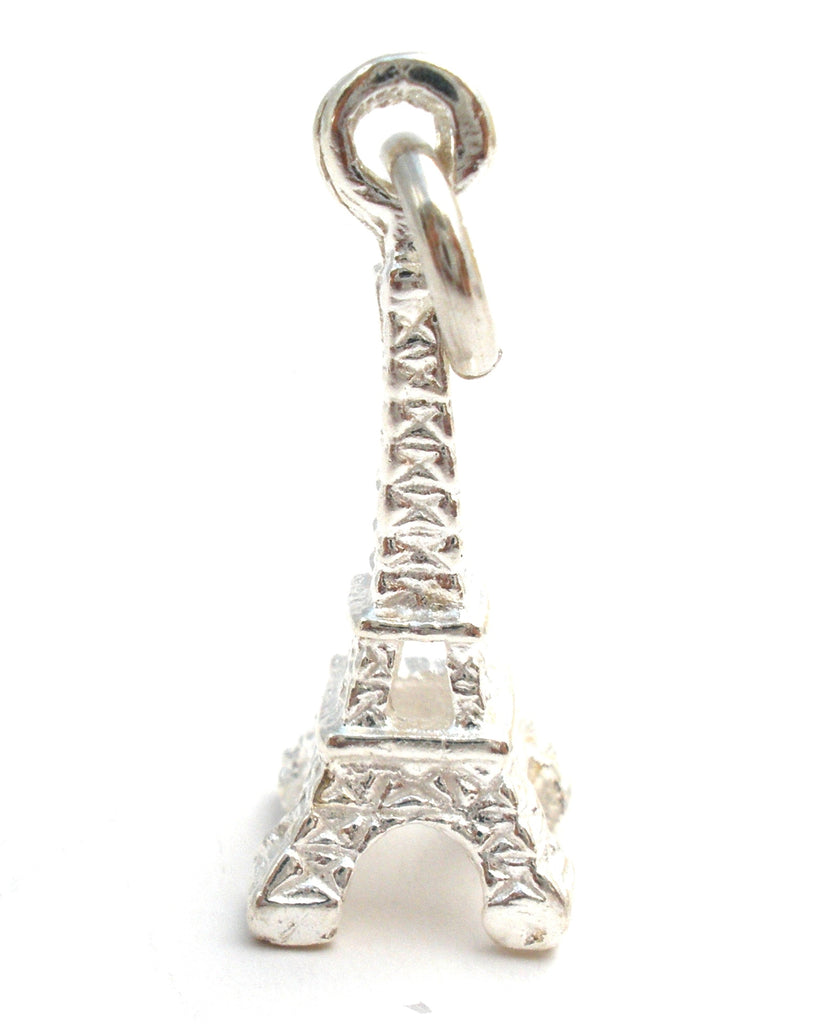 Eiffel Tower Paris Sterling Silver Charm Pendant - The Jewelry Lady's Store