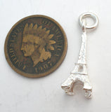 Eiffel Tower Paris Sterling Silver Charm Pendant - The Jewelry Lady's Store