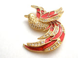 Giorgio Bird Of Paradise Brooch Pin Vintage - The Jewelry Lady's Store