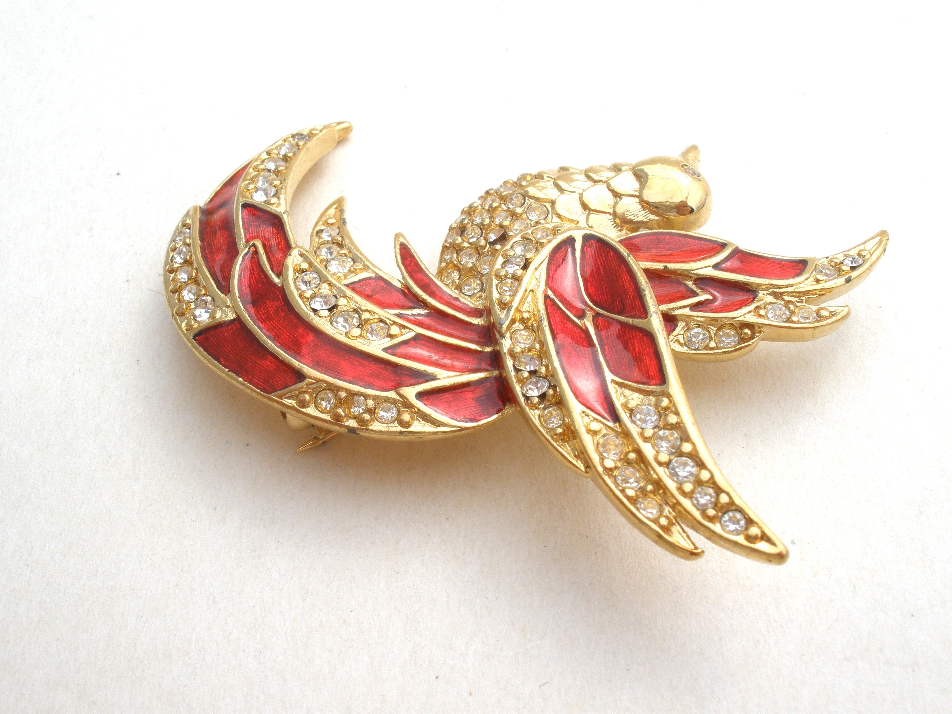 Giorgio Bird Of Paradise Brooch Pin Vintage – The Jewelry Lady's Store