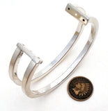 Italian Sterling Silver Cuff Bracelet Han - The Jewelry Lady's Store