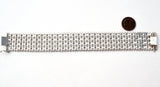 Italian Sterling Silver Foxtail Link Bracelet Vintage - The Jewelry Lady's Store