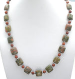 Jay King Green Jasper Bead Necklace - The Jewelry Lady's Store
