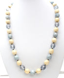Joan Rivers Blue Agate & Crystal Bead Set - The Jewelry Lady's Store