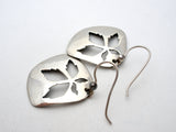 Kabana Sterling Silver Leaf Dangle Earrings - The Jewelry Lady's Store