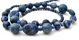 Lee Sands Blue Sodalite Bead Necklace 22" - The Jewelry Lady's Store