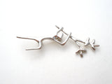 Man Holding Tree Branch Brooch Pin 925 Vintage - The Jewelry Lady's Store