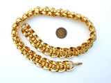Napier Gold Link Chain Necklace Vintage - The Jewelry Lady's Store