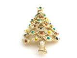 Christmas Tree Pins Lot of 3 Vintage Brooches - The Jewelry Lady's Store
