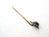 Victorian 10K Yellow Gold Pearl Stick Pin Antique - The Jewelry Lady's Store
