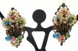 Pearl & Bead Screwback Earrings Vintage - The Jewelry Lady's Store