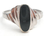 Sterling Silver Black Onyx Ring Size 8 - The Jewelry Lady's Store