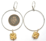 Sterling Silver Door Knocker Earrings Vintage - The Jewelry Lady's Store
