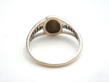 Sterling Silver Tiger's Eye Ring Size 10 - The Jewelry Lady's Store