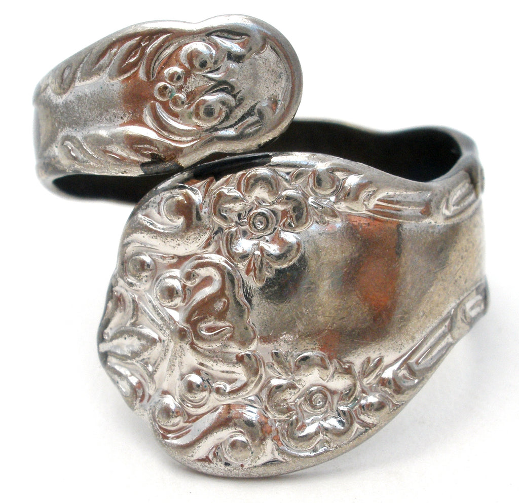 Sterling Silver Spoon Ring Size 8 Uncas Vintage - The Jewelry Lady's Store