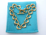 Tiffany & Co 18K Gold Open Heart Bracelet Peretti - The Jewelry Lady's Store