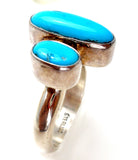 Turquoise Ring Sterling Silver Size 6 - The Jewelry Lady's Store