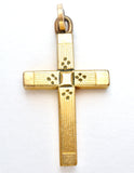 Victorian Cross Pendant GF Reversible - The Jewelry Lady's Store