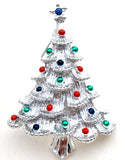Vintage Christmas Tree Brooch Pin by Gerry's - The Jewelry Lady's Store
