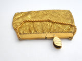 Vintage Gold Tone Metal Mesh Purse - The Jewelry Lady's Store