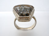 Vintage Moss Agate Ring Size 9 - The Jewelry Lady's Store